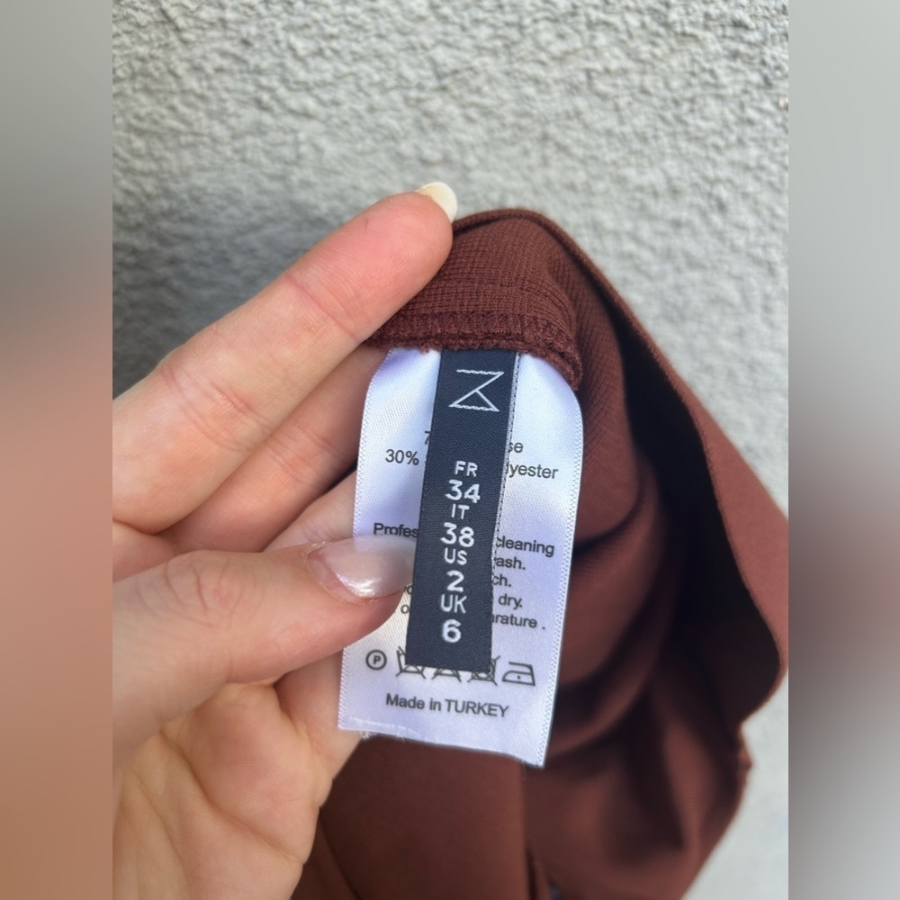 ZEYNEP ARÇAY Chain Knit Mini Dress - Brown - Picture 4 of 8